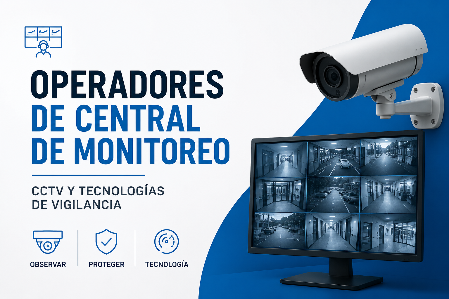 Operadores De Central De Monitoreo, CCTV y Tecnologías De Vigilancia